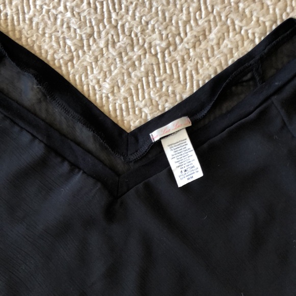 Lux Lux Lux  black sheer tee shirt - Picture 3 of 6